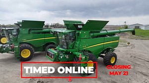 122 reactions | Bidding is open! Take a look at the Mason City, IA Area Equipment Auction featuring an excellent selection of large late-model Tractors, Combines, Track Tractors, Heads & Balers. Online bidding closes Tuesday, May 21 at 12PM CDT. Click to start bidding! https://steffesway.com/MasonCityArea052124 | Steffes Group, Inc. | Facebook
