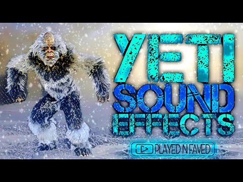 Yeti Monster Sound Effects / Yeti Growls Sounds / Sound Of Abominable Snowman Creature