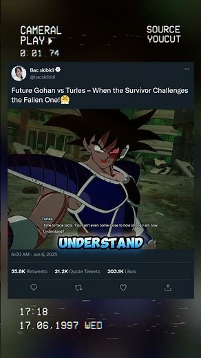 Future Gohan vs Turles – When the Survivor Challenges the Fallen One!😤 #sparkingzero #crashout