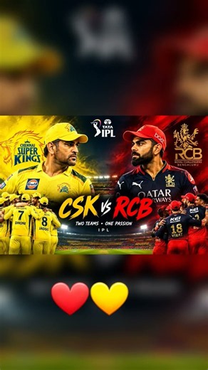 Comment who win #rcbvscsk || ❤️💛@Dailywithdivyesh #cartoonvideo