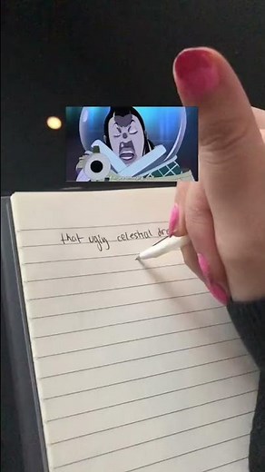 Writing down anime characters names in my Death Note 😨💔