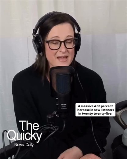 The Quicky on Instagram: "From team Quicky, thanks so much for listening to the podcast in 2025! With Spotify Wrapped out today, it’s put a smile on our little faces to know so many of you have been feeding your minds with a twice daily dose of news."