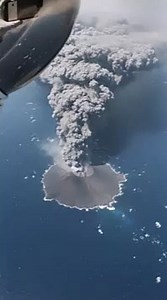102K views · 2.3K reactions | Unbelievable Scene capture from ISS of a Powerful Island Volcano Eruption! | Space Voyager | Facebook