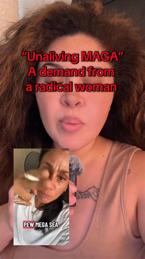 A woman is calling for the unaliving of any one who wears a MAGA hat | Carmen Raygoza