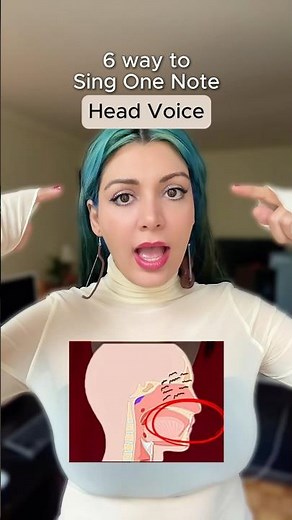 1 Note 6 ways to Sing🤩 Falsetto,Head, Mix, Mix Belt, Chest,Chest Belt