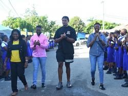 Rusea's High salutes alum and Olympic champion Roje Stona