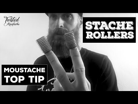 The Secret To Awesome Moustache Curls using Stache Rollers and Top Moustache Curling Tips