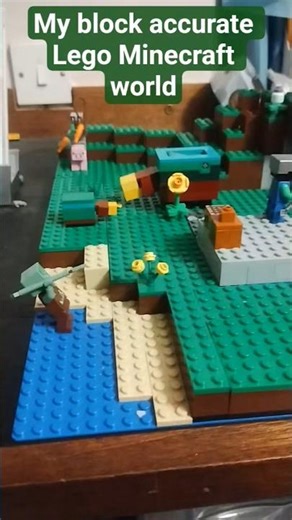 My block accurate Lego Minecraft world