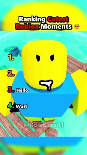 Ranking Roblox Cute Moments🥺#roblox #ranking #shorts