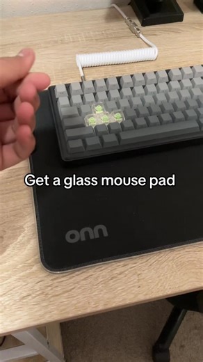 Obviously, it’s a scale .Just have a glass mouse pad “brutal”##techtok##fyp##foryou##setups##setups