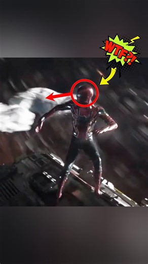 Iron Spider Survived an alien Lighting Attack 😲 in infinity war 😱 #spiderman #marvel #shorts #viral