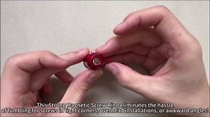 Strong Magnetic Screw Ring,Magnetic Screw Holder,Bit Magnetizer,Removable Screwdriver Head Magnetic Ring,For Heavy-Duty Magnetic Screw Ring for Hex Screwdrivers & Power Drills (3Pcs)