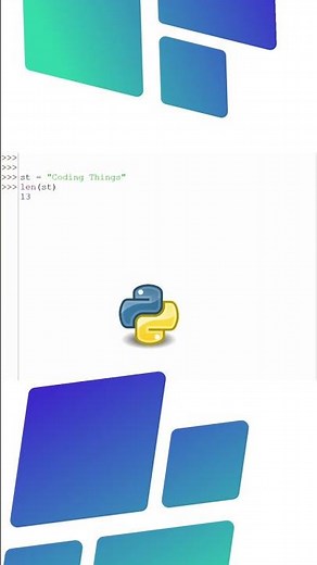How to Calculate Length of a String in Python ? #shorts