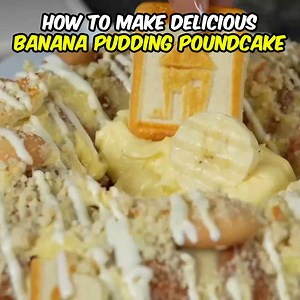 How To Make Banana Pudding Poundcake! | Mr. Make It Happen