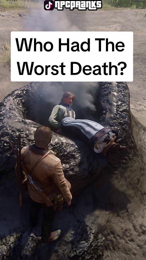 Who Had The Worst Death? #rdr2 #rdr #reddead #reddeadredemption2 #reddeadredemption #reddeadonline #gta #gta5 #gtav #grandtheftauto #grandtheftauto5 #grandtheftautov #gtaonline #rockstar #rockstargames