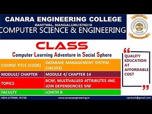 VTU DBMS (18CS53) DATABASE MANAGEMENT SYSTEM[BASIC SQL Queries] (M4 L3)