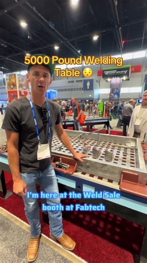 Th Top is 2 1/2 “ thick! It’s the last welding table youll ever need to buy! #weldernation #welderslife #fabrication #lifetimetool #weldingtiktok