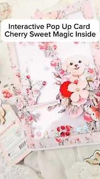 Interactive Shaker Card Tutorial | Pop-Up Butterfly Surprise with Cherry Sweet #crafts #papercrafts