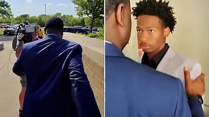 Karmelo Anthony ignores questions while leaving court