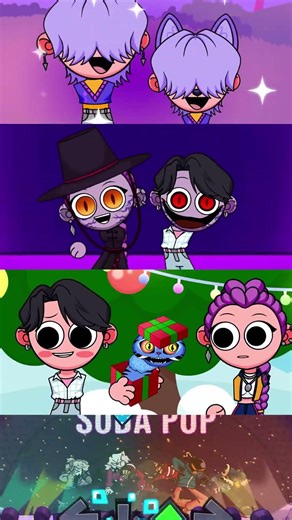 FNF Soda Pop Sprunki but PUPPIES vs Other Saja boys – KPop Demon Hunters #sodapop