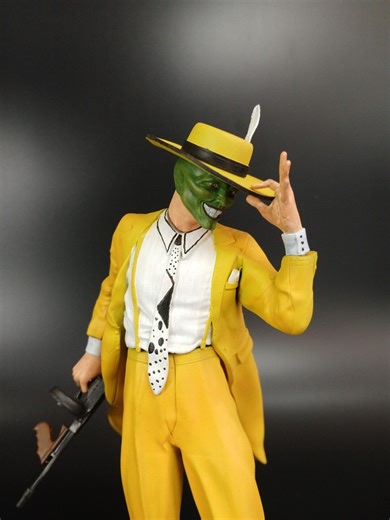 The Mask | Jim Carrey | Collectible Figure | the Mask Statue | the Mask 3d Statue - Etsy