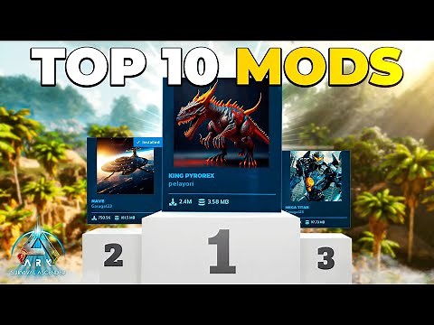 COMO INSTALAR MODS ARK ASCENDED e OS 10 MELHORES MODS PARA ARK ASCENDED ATUALIZADO 2024