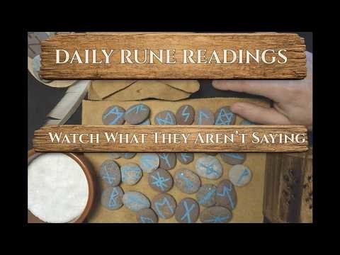 Daily Rune Reading – Watch What They Aren't Saying | Anglo-Saxon Futhorc