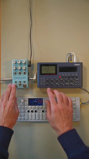 Yamaha SU10 sampler Chase Bliss Blooper Pedal OP-1 Building a beat with a sampler from 1995. The Yamaha SU10 is a really lofi, crunchy sampler. I bought this one about 20 years ago for super cheap. It has this funny ribbon controller you can use to “scratch” your samples (or even external audio!) - like a make-believe DJ. The blooper from @chasebliss and @knobscreative is my favorite pedal of all time. Here I’m just showing two of the many effects it has for mangling up your loops in interesting