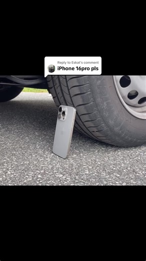 Replying to @Eskat iPhone 16 Pro vs Car #iphone #iphone #apple #durabilitytest #water