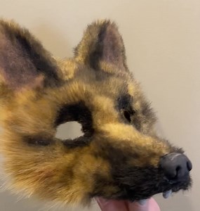 Handmade Realistic German Shepard Mask - Faux Fur Animal Mask for Halloween, Costume, or Display - Etsy