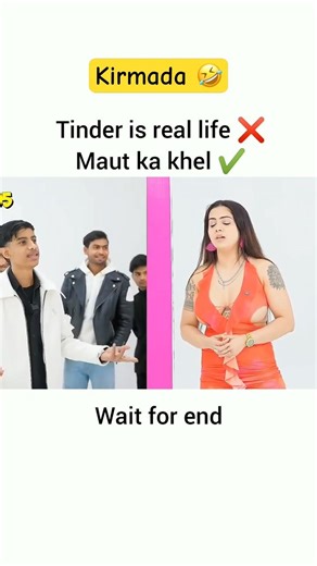 Tinder in real life 🤣 #tinder #dating #Comedy #funny #roast #ForYou #prank #YoutubeIndia #meme