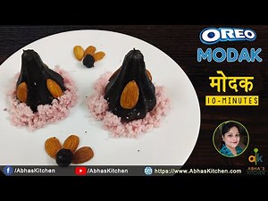 Oreo Biscuits Modak Recipe | No fire Modak Recipe | Instant Modak Recipe
