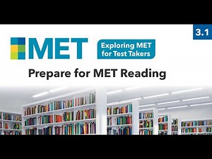 Prepare for the Michigan English Test (MET) Reading Section