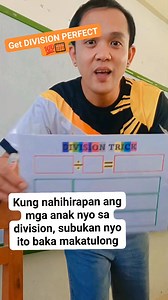 Get DIVISION PERFECT! 💯📊 Watch how I use DIY manipulatives to make division a breeze! 🌟 #MathTricks #DivisionMastery #HandsOnLearning | Dann Carlo Pizarra Pili