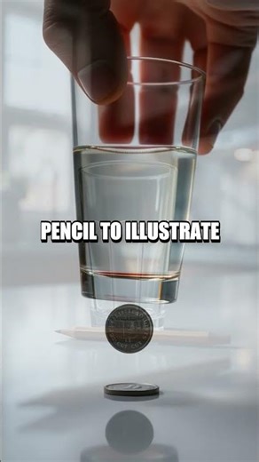 Refraction Reveal Coin Trick