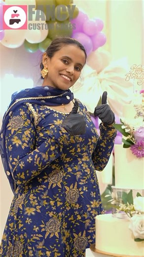 Fancy Custom Cakes on Instagram: "She’s elegant, classy, and simply stunning 😍 just the way we love our cakes🫶🏼 Truly a creation close to my heart 💜💚 Special thanks to thambi Vijay for the edit #fancycustomcakesdelicious #fancycustomcakes #fancycustomcake #cake decorating #cakeartist #fypage #cakedecorator #cakeboss #cakedesign #cakedesign #fypシ #cake #insta #instagood ##instadaily #instadaily #instalike #instalove #instareels"