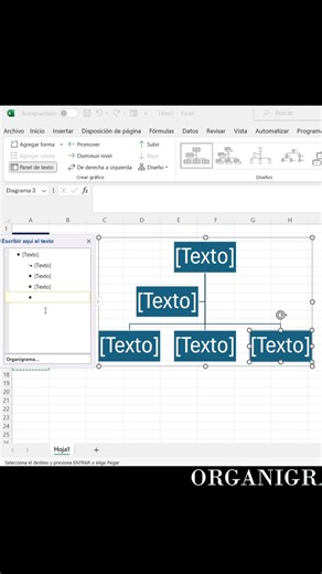 73K views · 1.1K reactions | Organigramas en excel #apps #PowerPoint #word #Excel #tips | raymon_acuna | Facebook