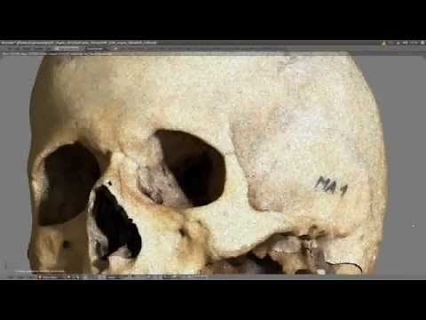 Scanning a skull with Python Photogrammetry Toolbox for forensic applications