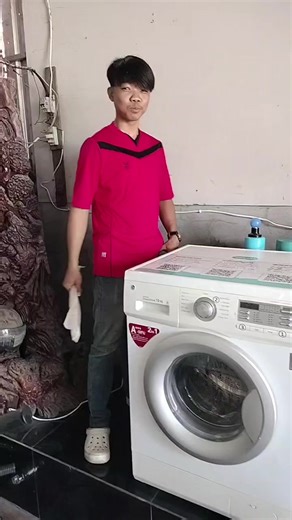 #installation #washing machine sunscreen waterproof #cleanbox