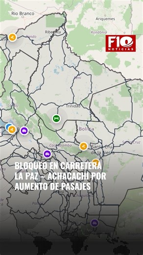 #LaPaz | Pobladores de la zona de Huarina reportan un #bloqueo en la carretera que conecta La Paz con Achacachi, como medida de rechazo al reciente incremento en los #pasajes. Las autoridades locales y comunitarias se mantienen atentas para buscar soluciones y restablecer la circulación en la vía. #F10Nacional #F10Noticias #F10HD | F10 HD - Bolivia
