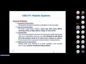 Robotic Systems: Lecture (1) Part (1)