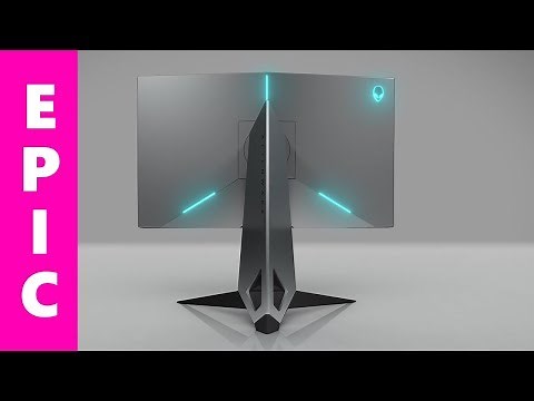 ALIENWARE 25 Gaming Monitor REVIEW 240Hz FreeSync Gsync Best Gaming Monitor 2018 AW2518H AW2518HF