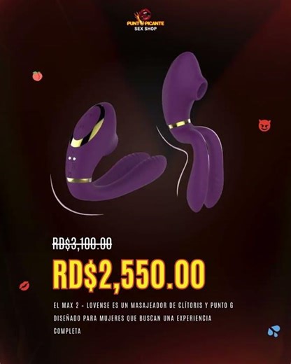 🟣 Estímulo inteligente, placer sin límites. El Max 2 – Lovense es un dispositivo dis...