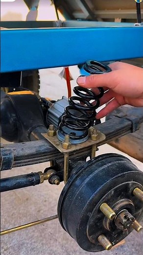 Installing the Rear Suspension Spring | Smooth Ride Upgrade! #shorts