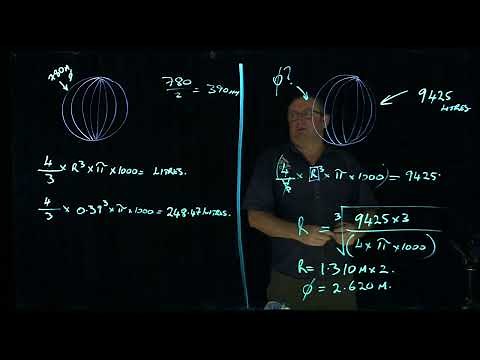 ARA / Te Pukenga Spherical Tank Capacity Calculation