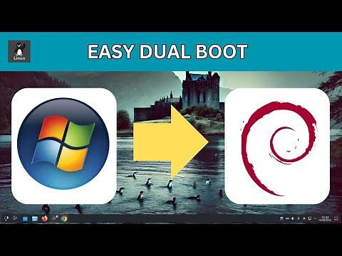 The EASY way to DUAL BOOT Windows and DEBIAN 13