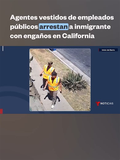 📍 En California, agentes federales disfrazados de empleados de la luz arrestaron con engaños a un inmigrante. Los hombres, que portaban chalecos de seguridad, le dijeron a José de Jesús Cortez que trabajaban en una emergencia y cuando el inmigrante movió su auto fue rodeado por vehículos del Servicio de Alguaciles. Vecinos pensaron que era una redada de ICE.