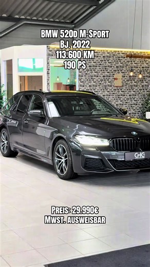 🔥 BMW 520d M SPORT 🔥 🚘 TOP-Variante | M Sport | Business-Class mit Dynamik 🚘 💎 Sportlich, elegant & perfekt ausgestattet ✅ Deutsches Fahrzeug & deutsche Erstauslieferung 🚗 Unfallfrei 📘 Lückenlose Servicehistorie ausschließlich bei BMW 🛠️ Service NEU 🛡️ 12 Monate Premium-Garantie inklusive 🔥 Effizienter 520d M Sport Paket = Fahrfreude & Komfort ✨ Ausstattungshighlights: • 🏁 M Sport Paket • 🖤 Shadow-Line Hochglanz (erweiterter Umfang) • 🎨 Metallic-Lackierung • 💡 Adaptive LED-Scheinwe