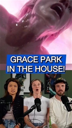 Reacting to Cylon goo baths with Grace Park 🤖🫠 #bsg