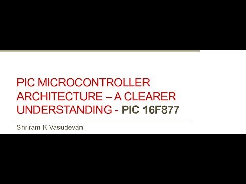 PIC 16F877 - Architecture - A clear understanding